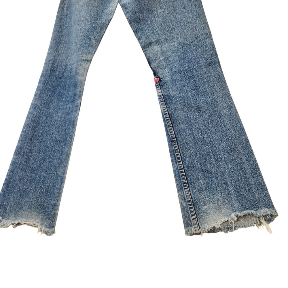Vintage 90's Silver Jeans 34x30 Suki Bootcut Women's Button Fly Floral Patch Y2K - Picture 6 of 16